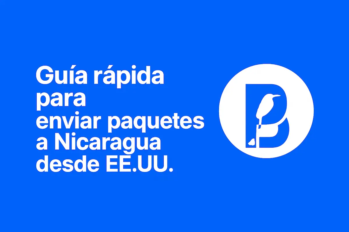 Guía rápida para enviar paquetes a Nicaragua desde EE.UU.